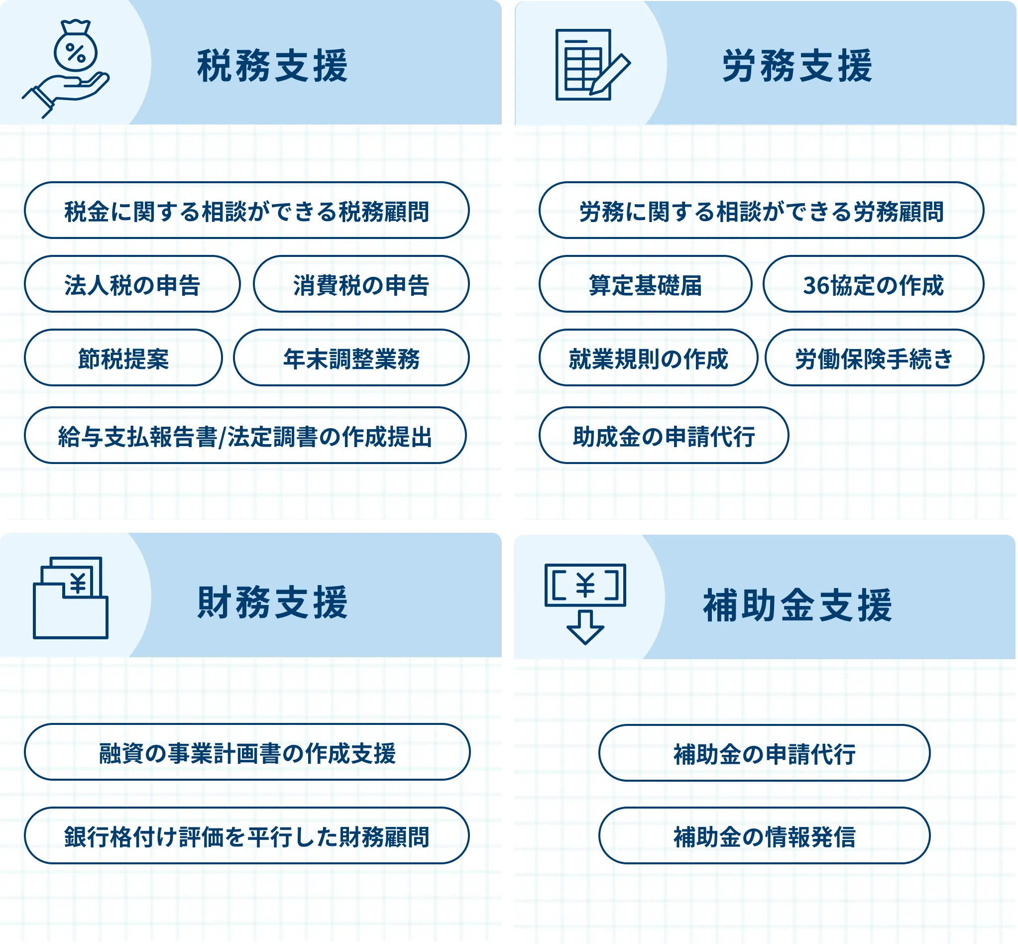 その他対応可能なサービス