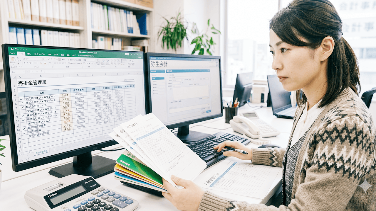入金管理・売掛金管理
