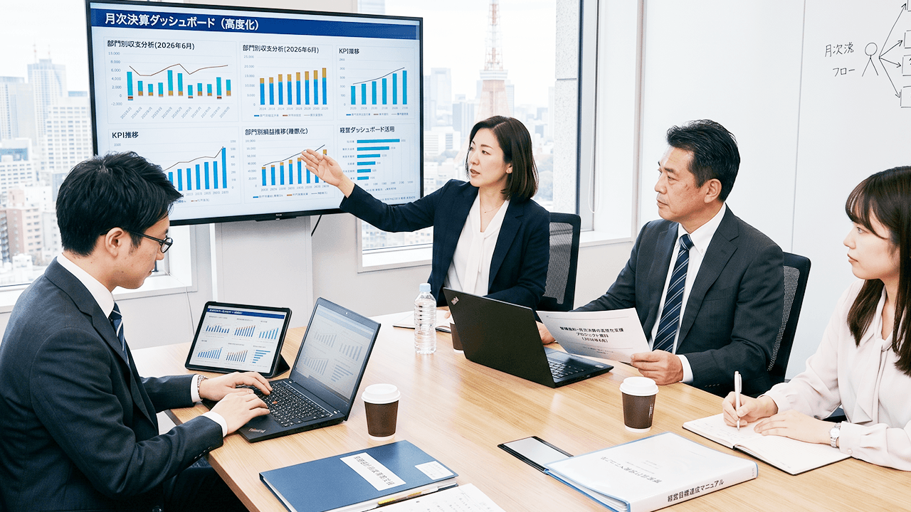 管理会計・月次決算の高度化支援