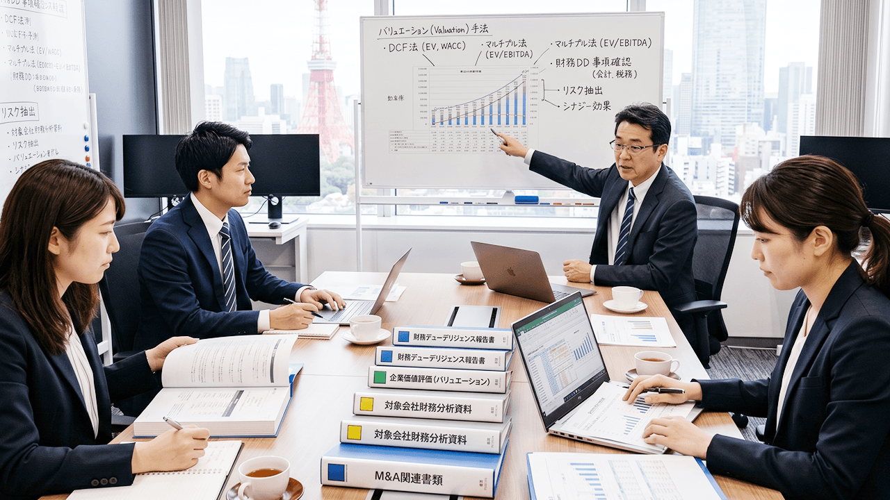 財務デューデリジェンス（財務DD）・企業価値評価（バリュエーション）