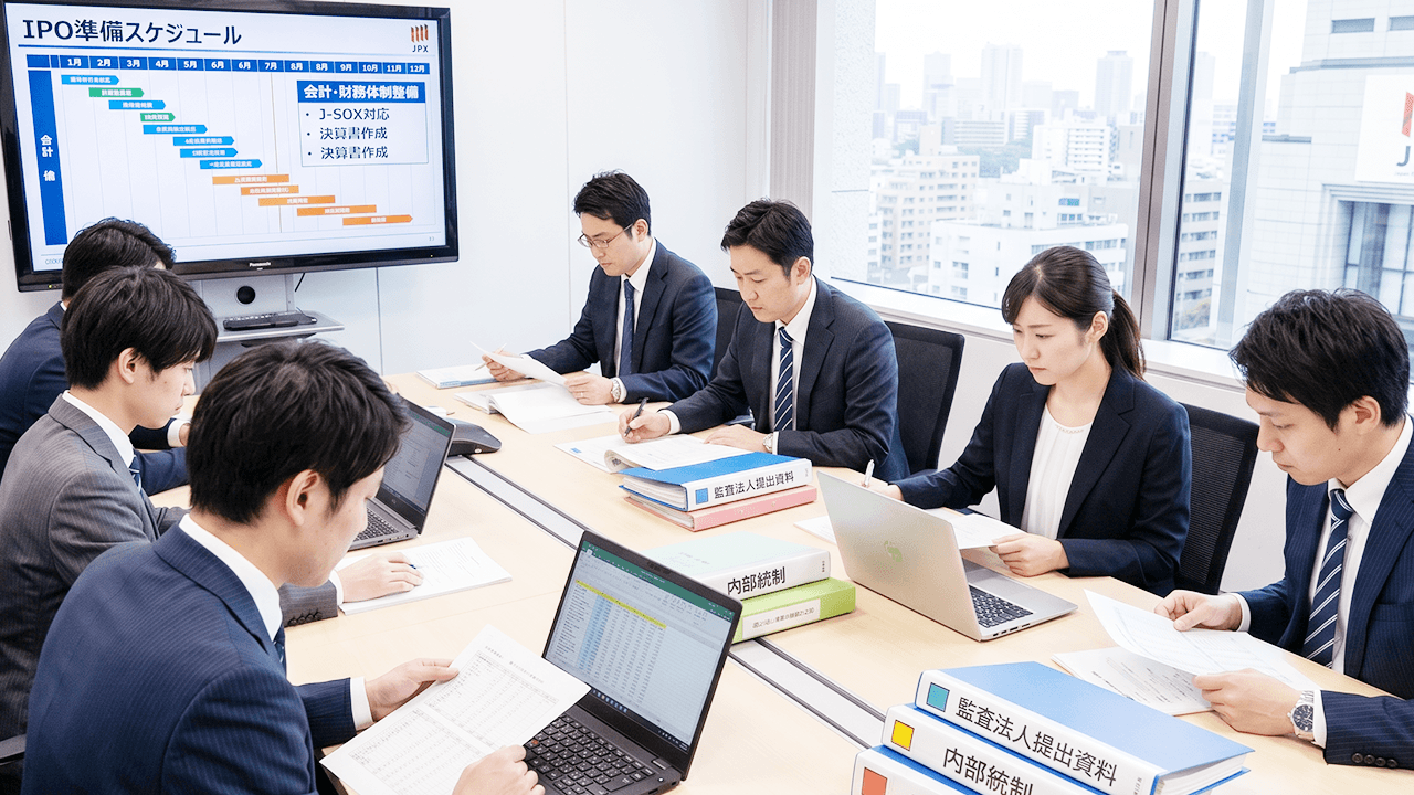 IPO準備における会計・財務体制整備