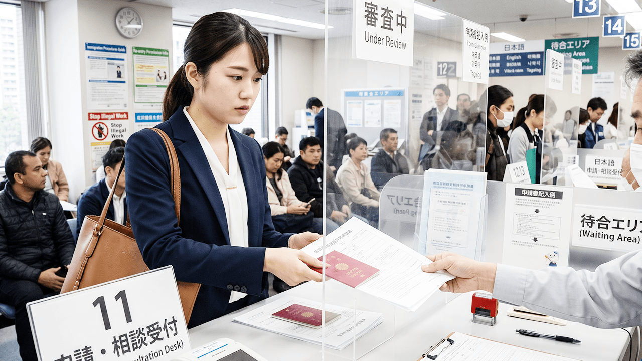 出入国在留管理局への申請