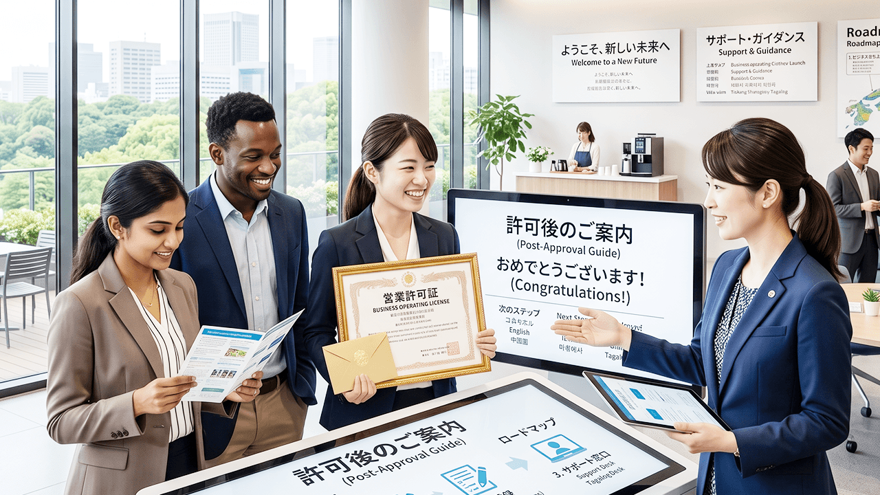 許可後のご案内