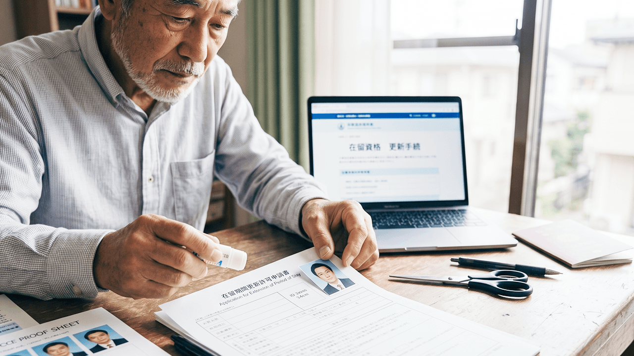 在留期間更新許可申請書 2