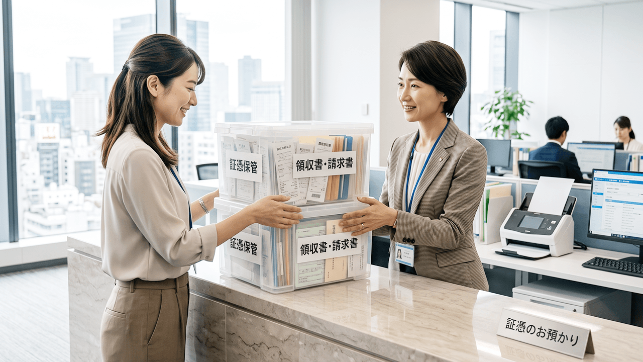 証憑のお預かり
