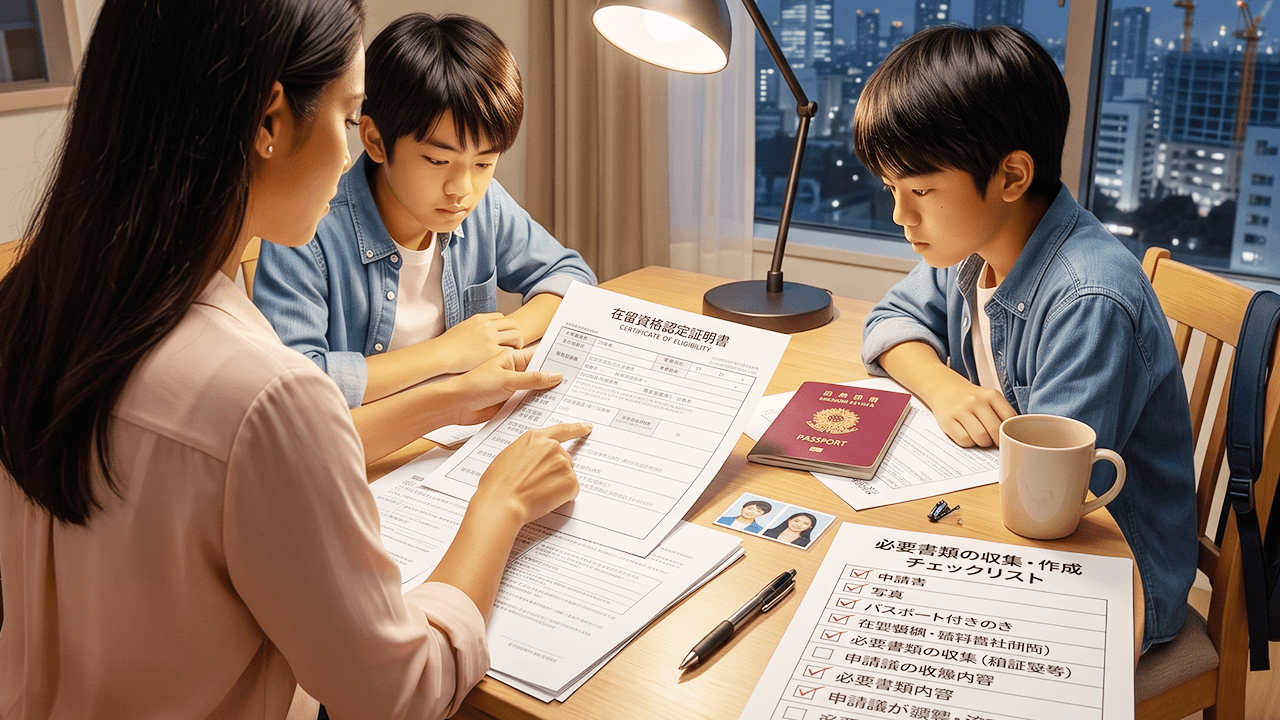 出入国在留管理局への申請