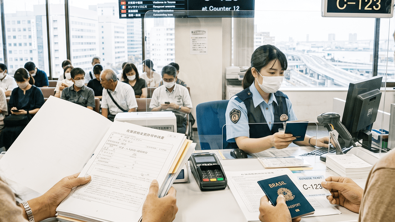 出入国在留管理局への申請