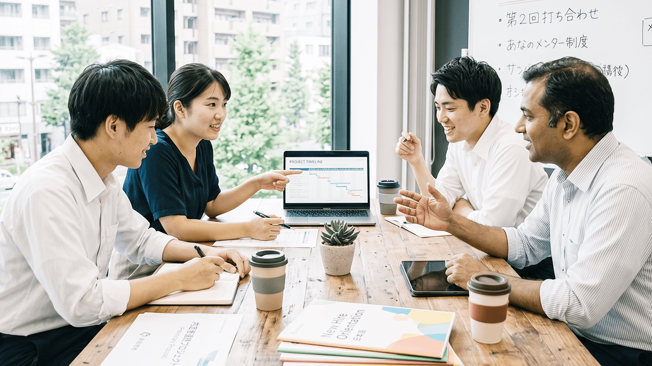内定先企業との連携