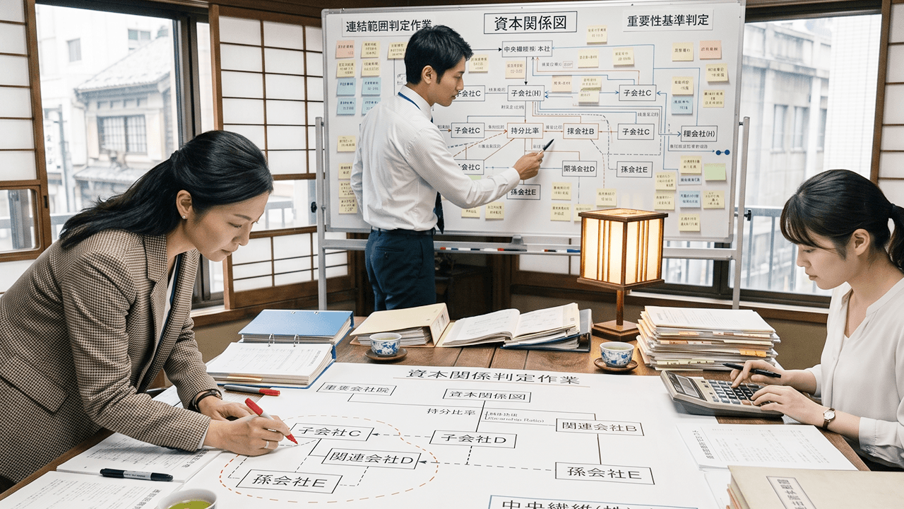 連結範囲の確定