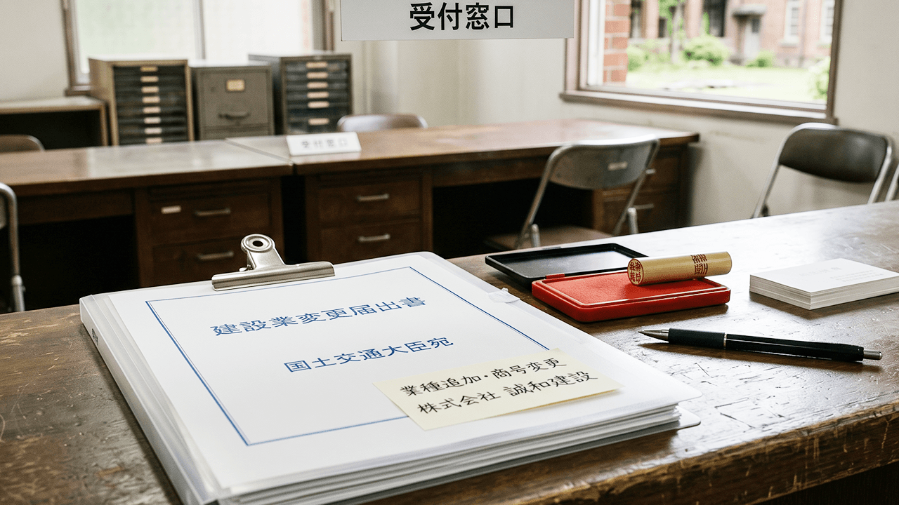 建設業変更届出(決算報告届) 2