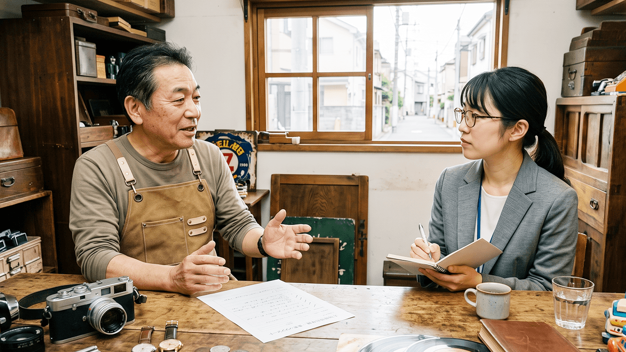 事業内容のヒアリング