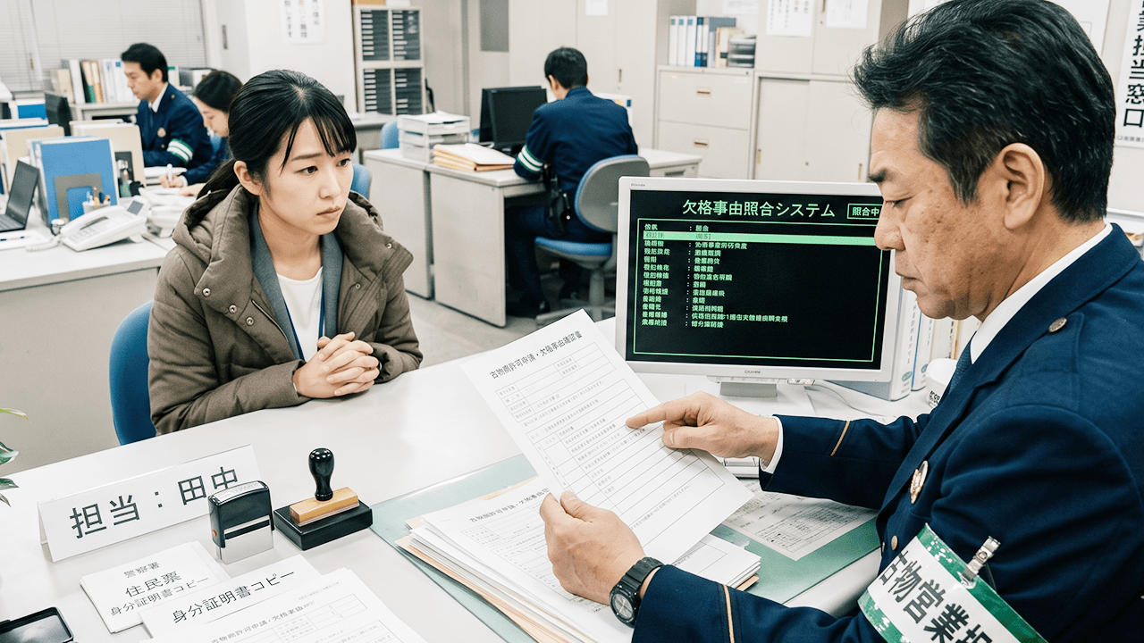 欠格事由の確認