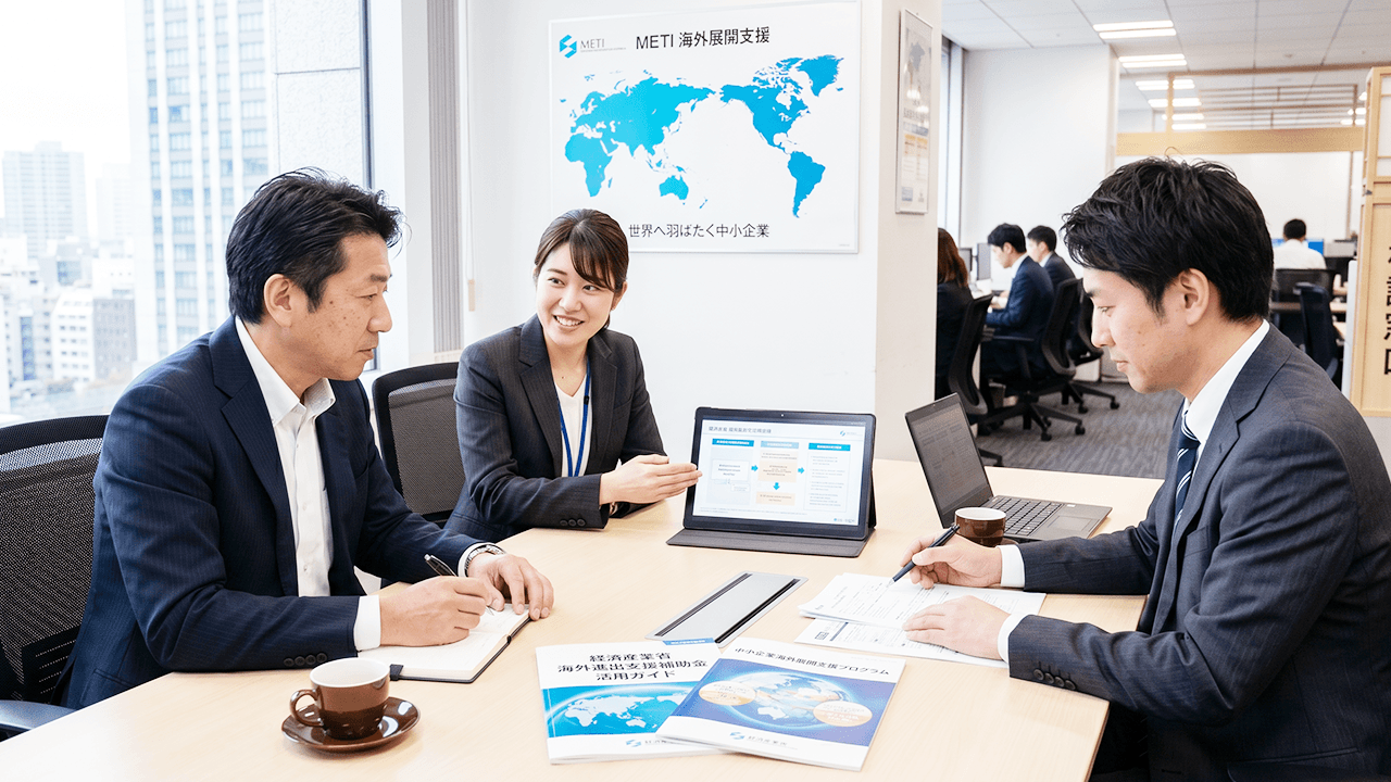 JETRO・経済産業省 海外進出支援補助金の活用支援
