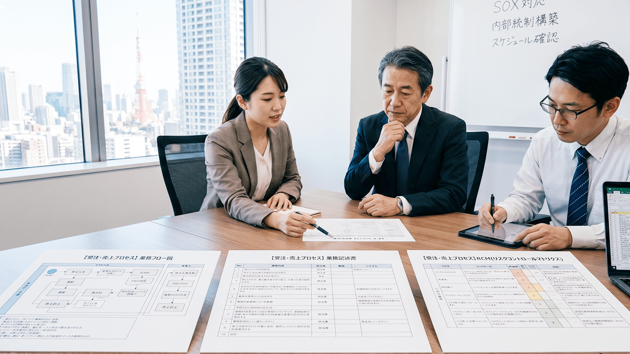 3点セット（業務フロー・業務記述書・RCM）の作成