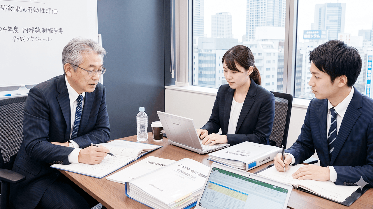 J-SOX対応（金融商品取引法）・内部統制報告書の作成支援