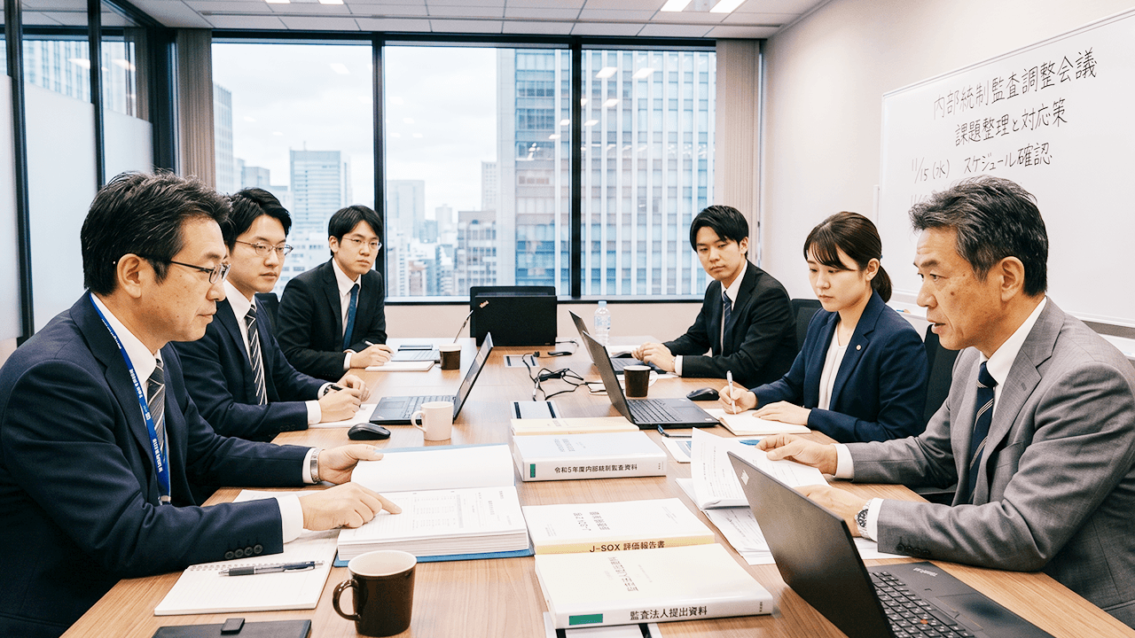 内部統制監査対応・監査法人との調整支援