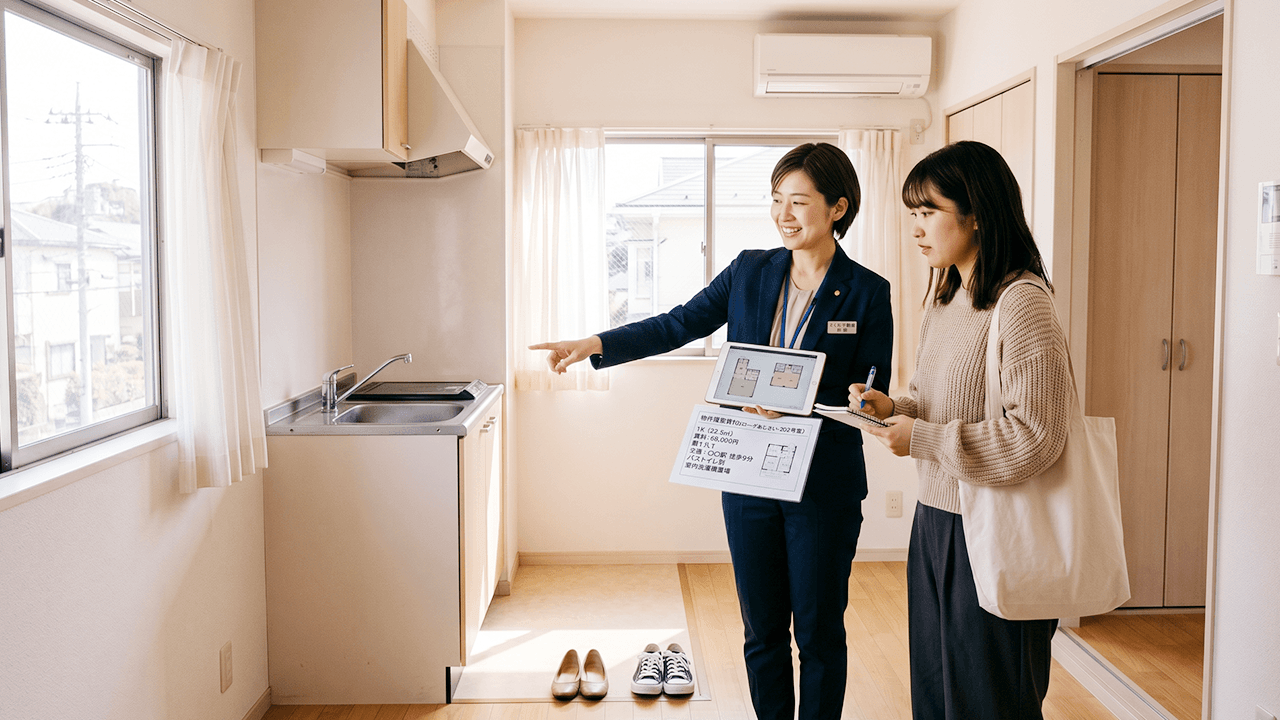 物件提案と内見案内