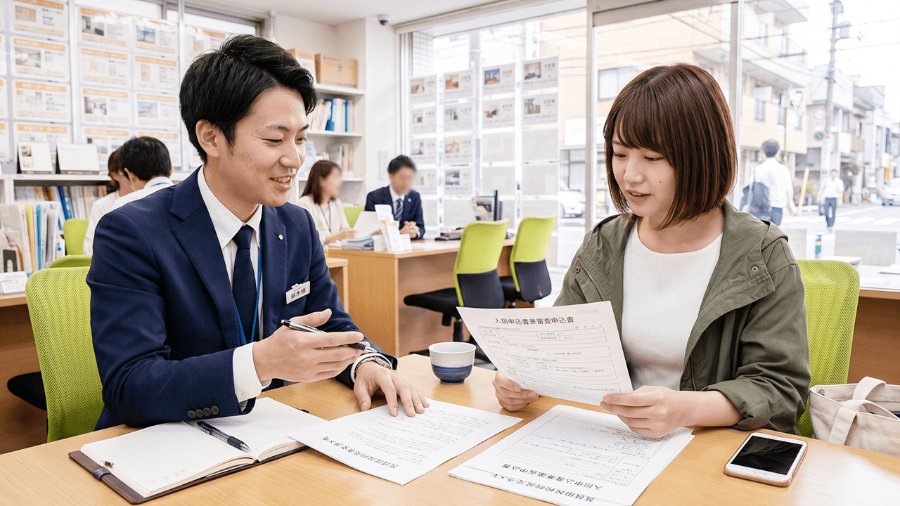 条件交渉と入居審査