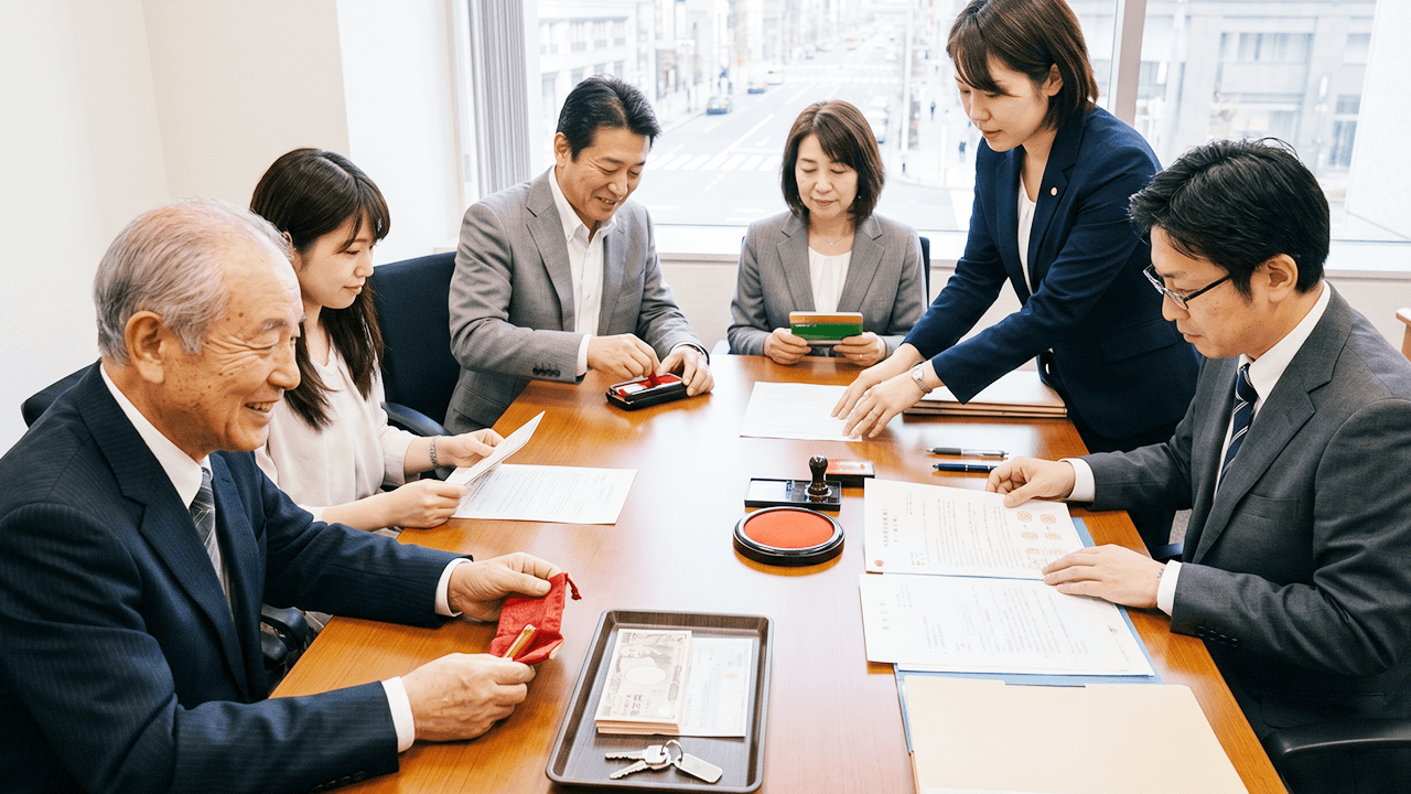 不動産売却の契約、決済手続き