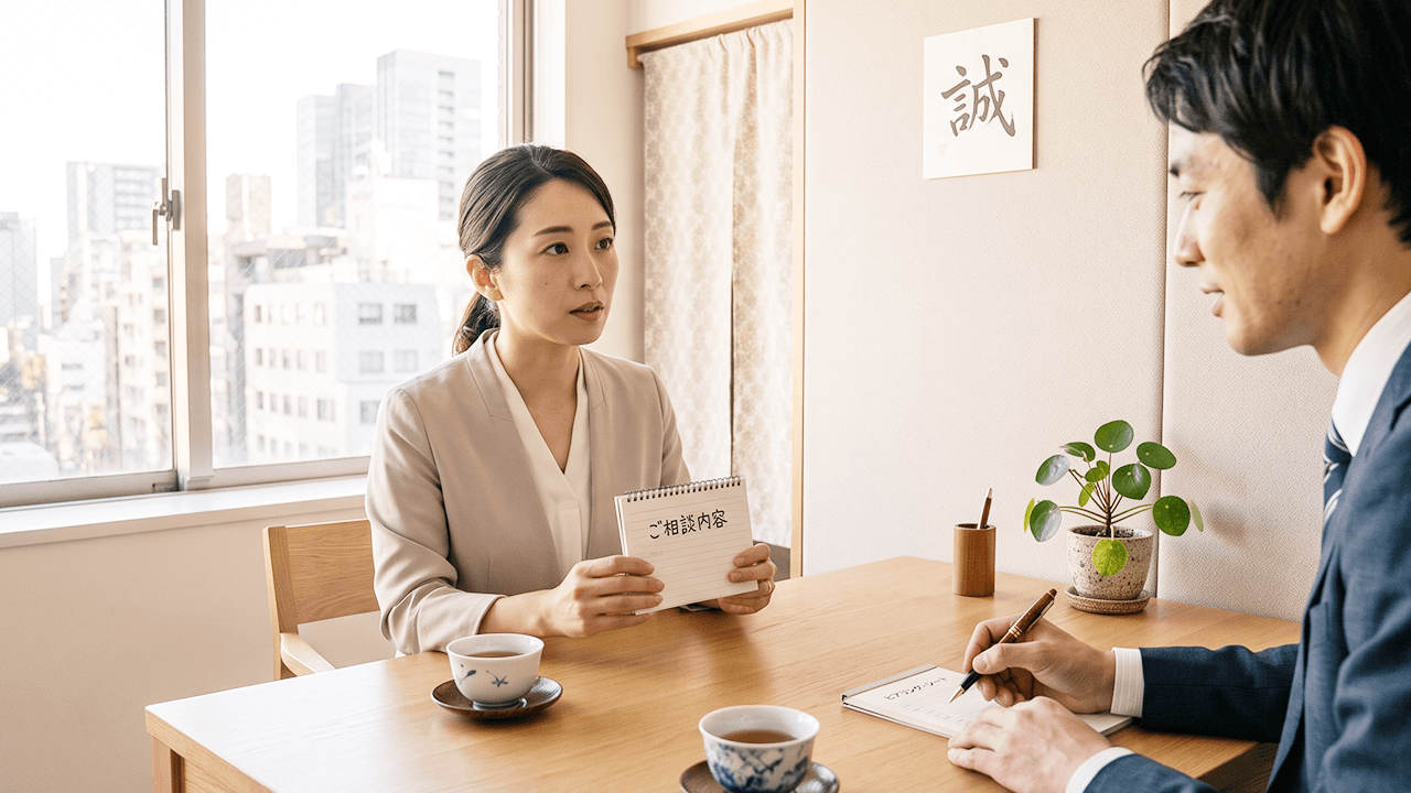 ご相談内容のヒアリング