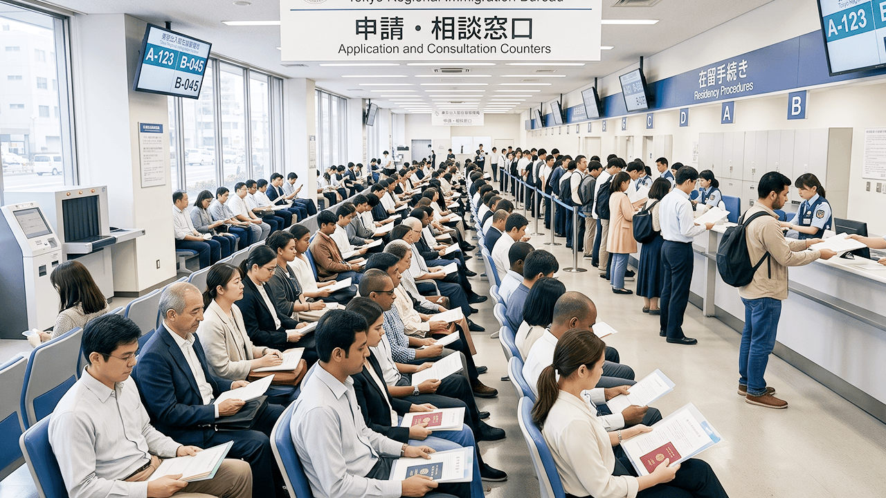 出入国在留管理局への申請