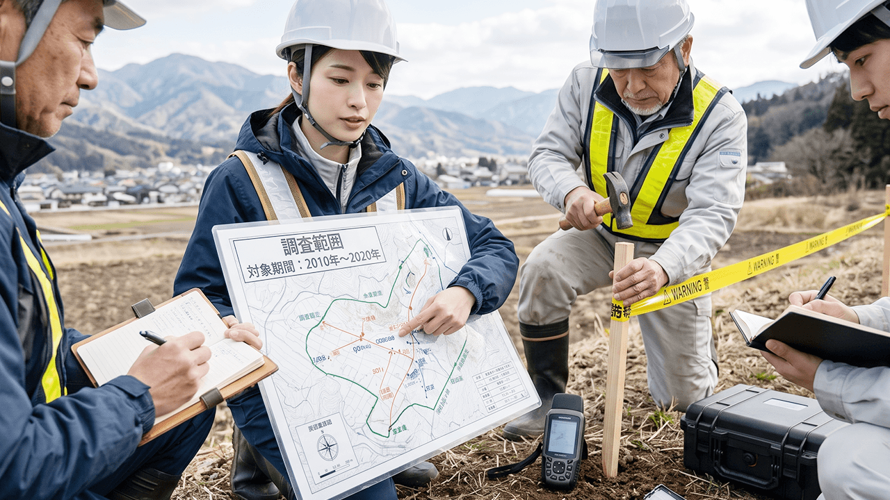 調査範囲・対象期間の確定