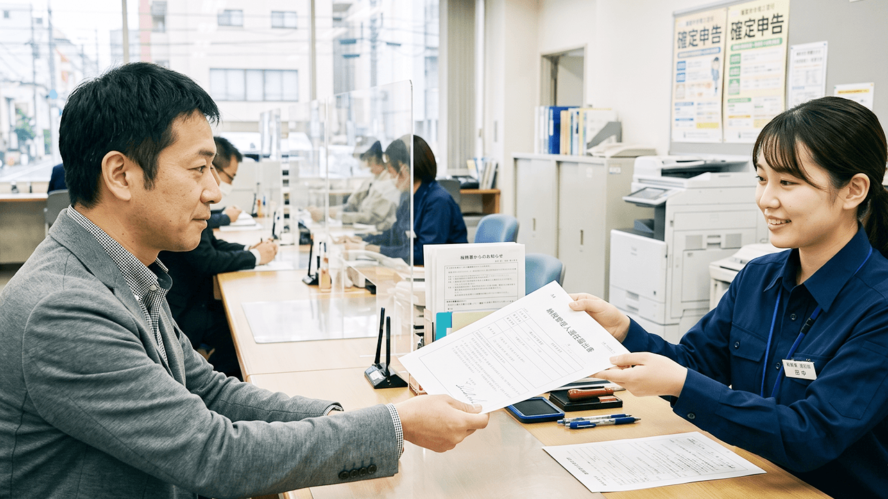 納税管理人選任届出書の提出