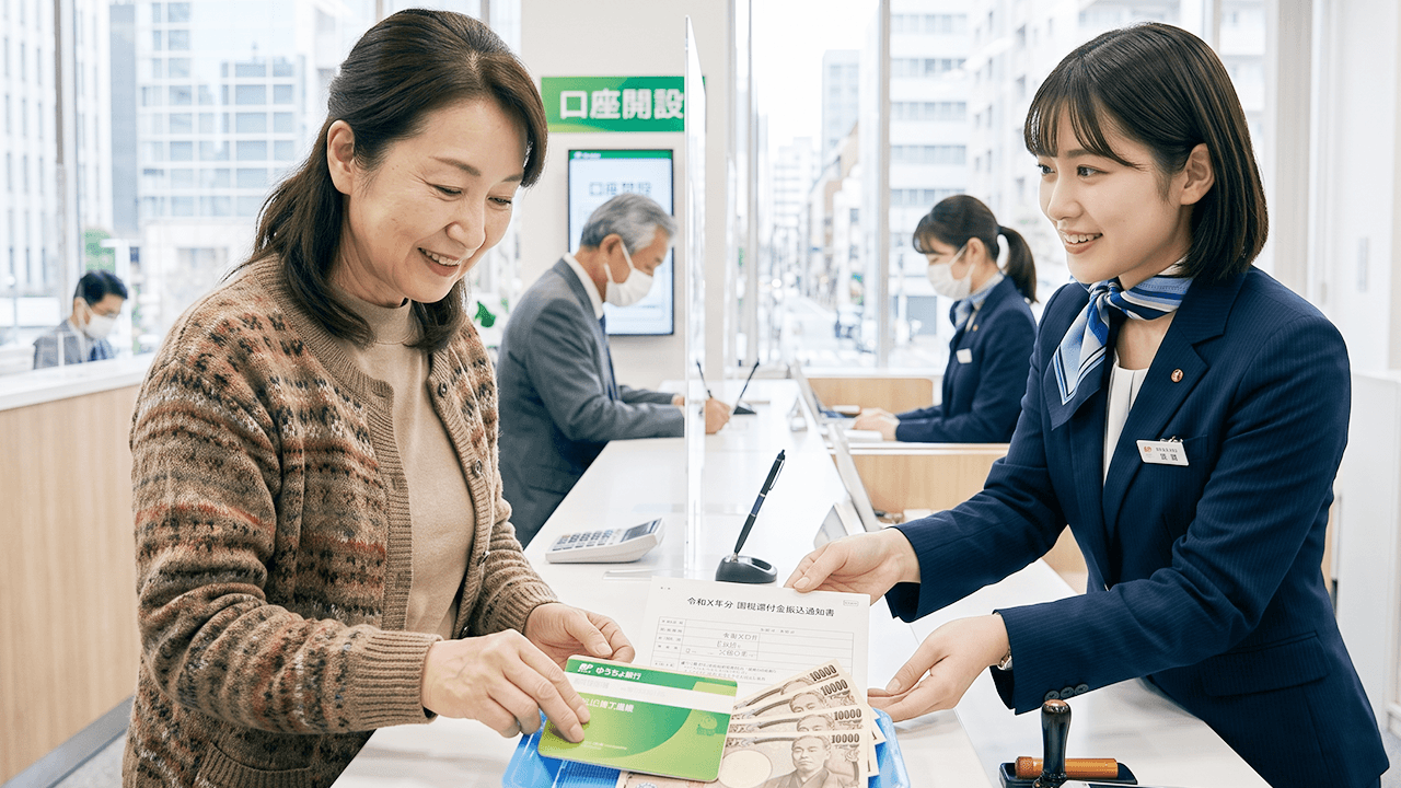 還付金の受取対応