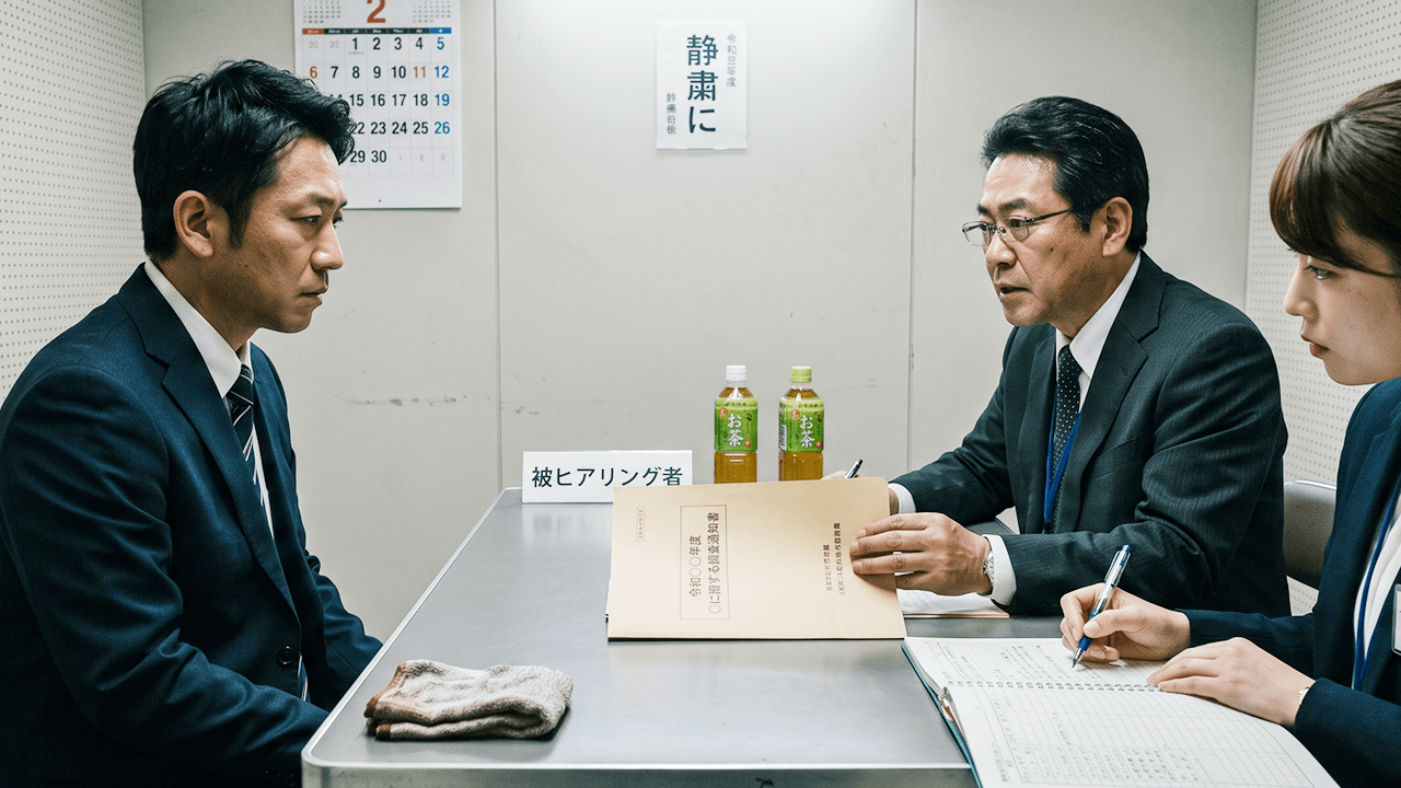 調査通知後のヒアリング