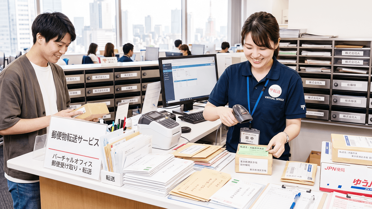 郵便物転送サービス