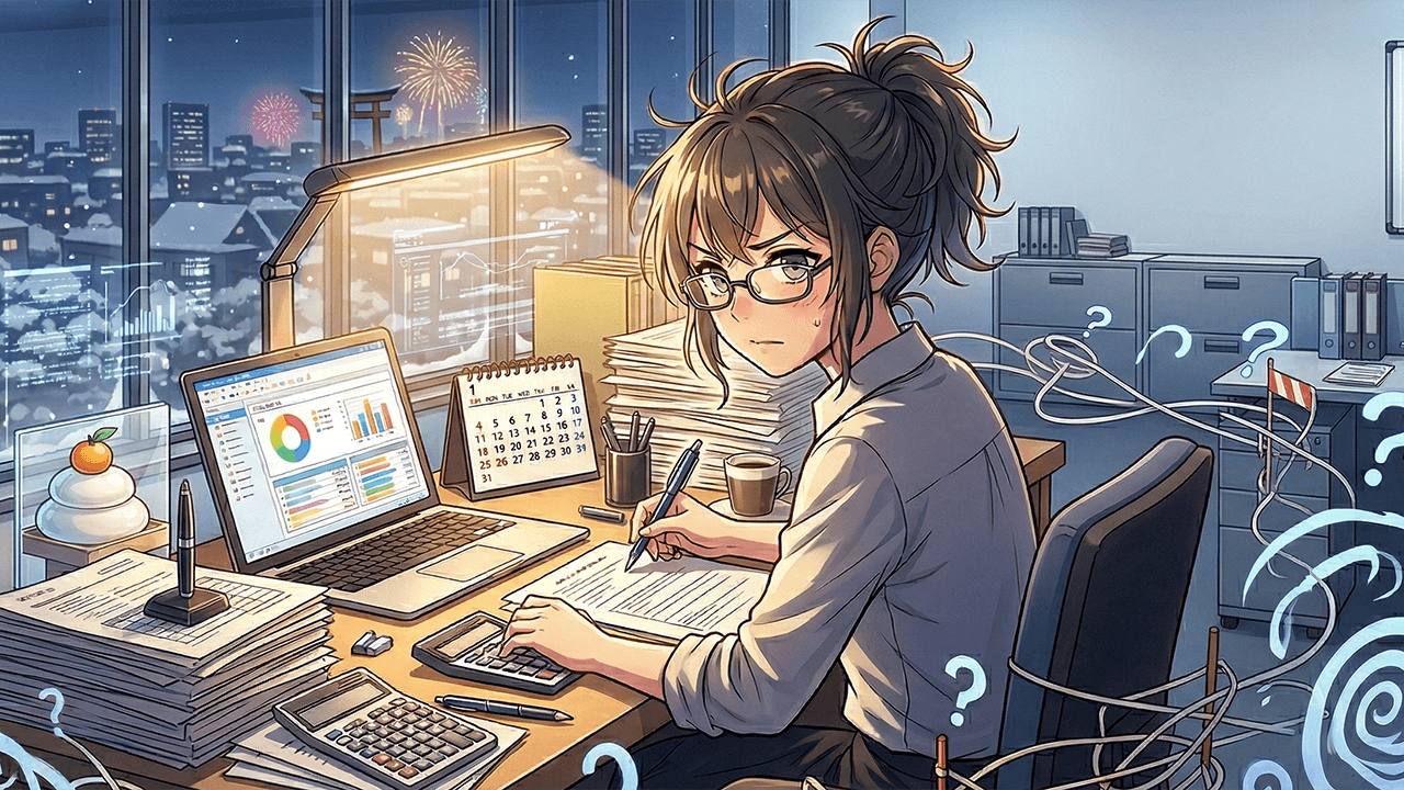 年末調整の還付から納期の特例まで！税務の落とし穴を防ぎ決算申告を乗り切る8つの鉄則【年末年始の経理ガイド】