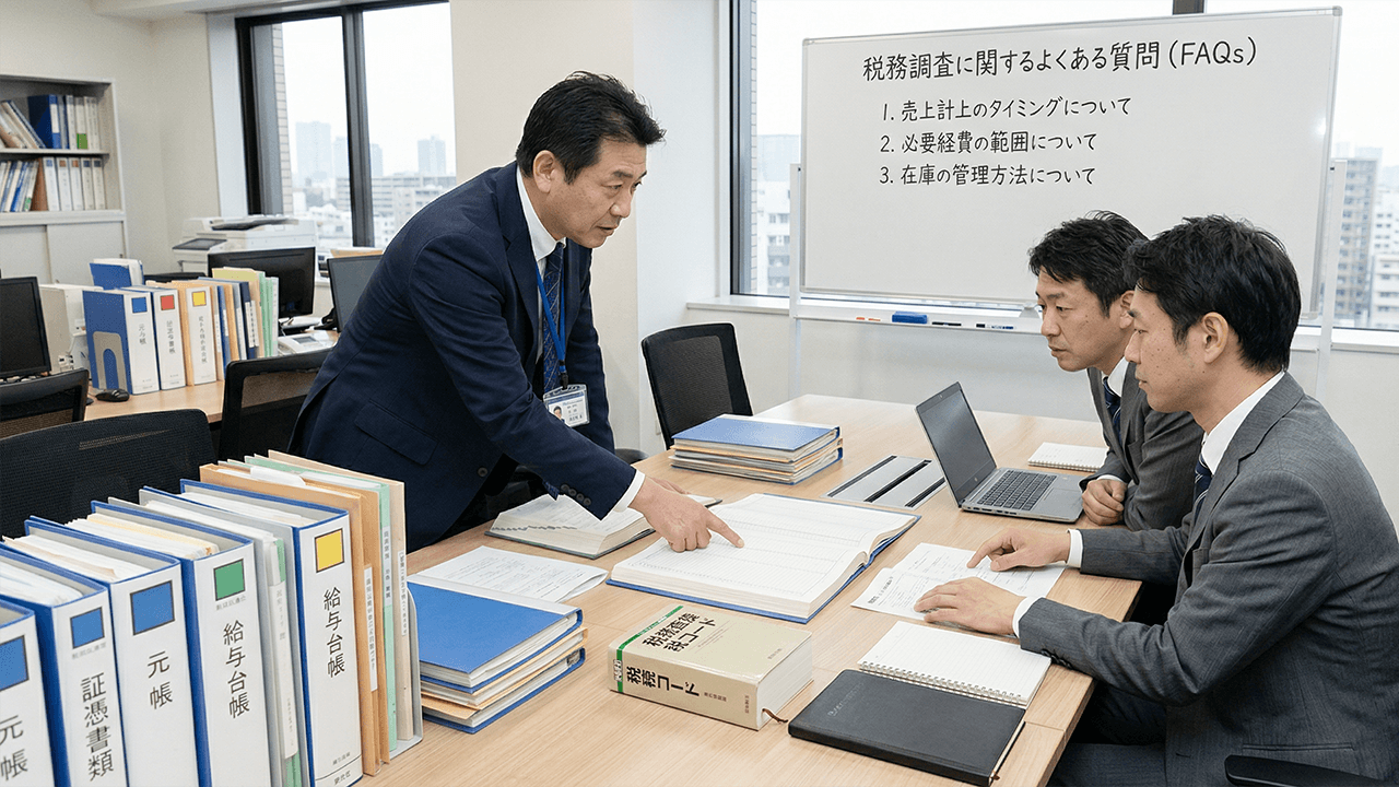 税務調査に関するよくある質問