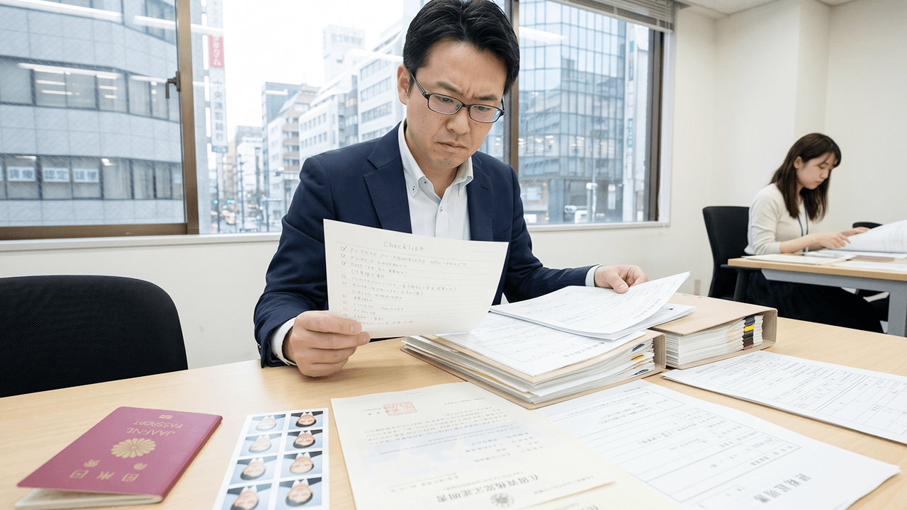 ビザ申請に必要書類とは?パスポート・明書・認定証など不足しやすい書類一覧