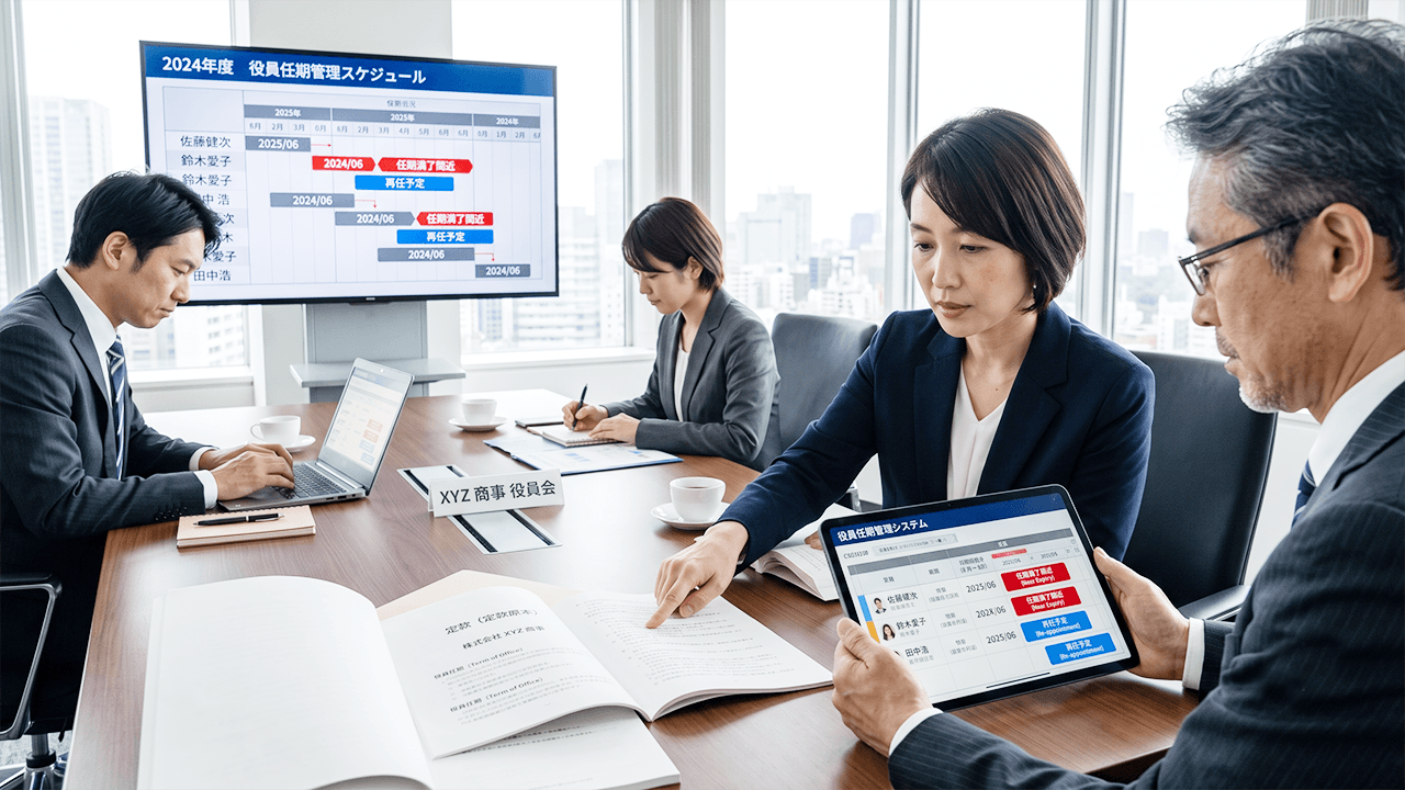 役員任期定款管理とは？