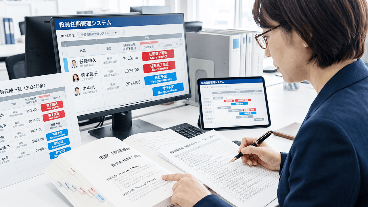 任期管理の実務や見落としが生じやすいポイント