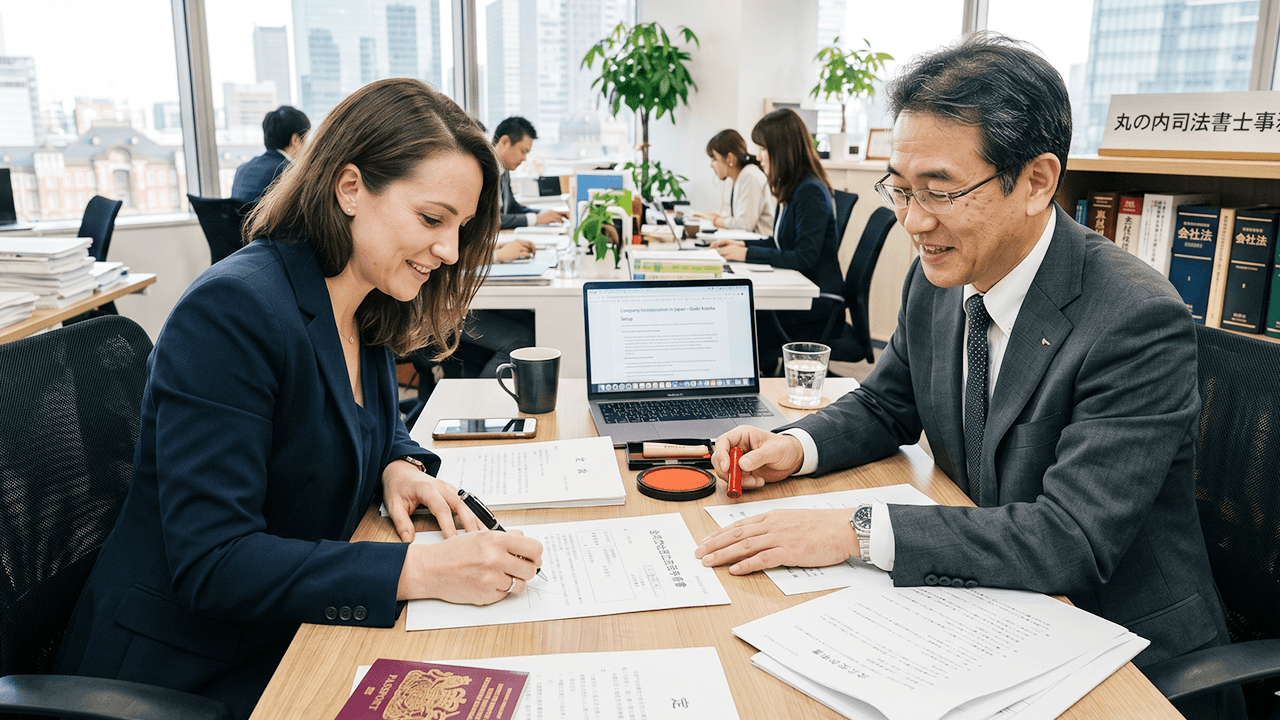 非居住者の法人設立について