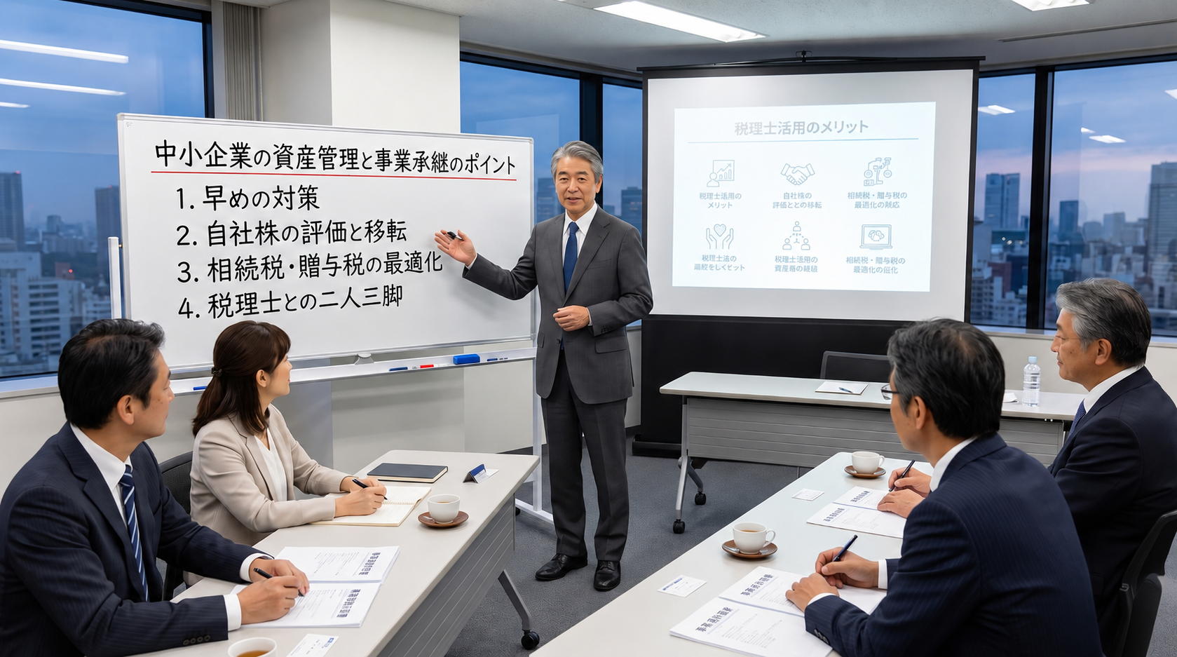 中小企業の資産管理と事業承継を成功させる税理士活用のポイント