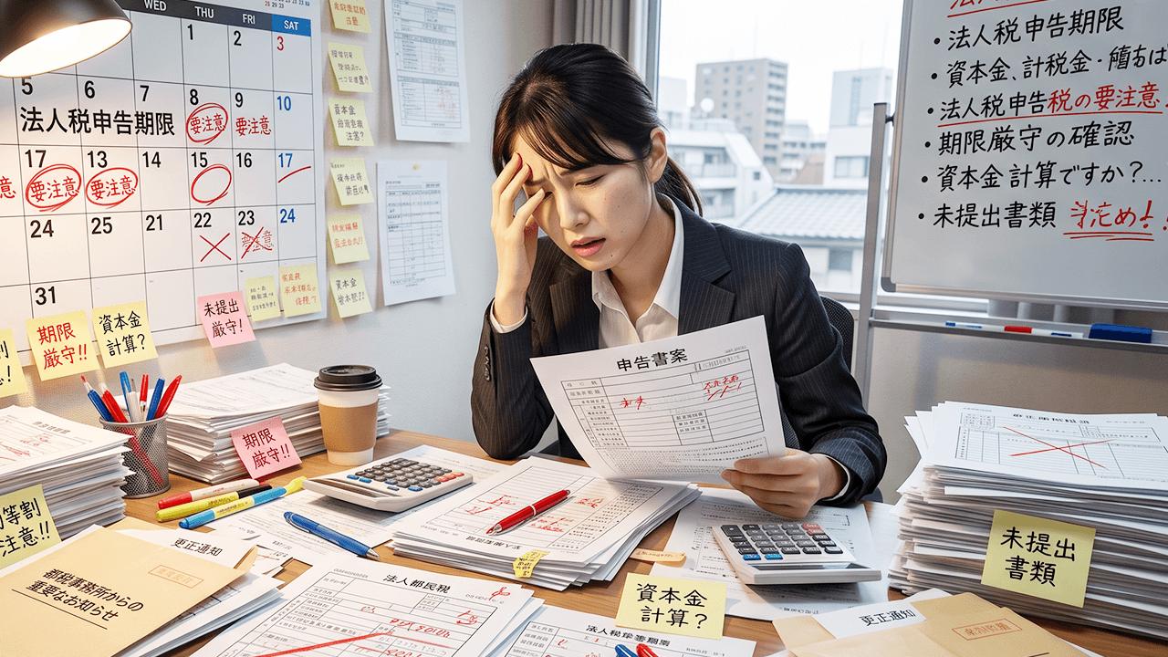 法人都民税 実務上の注意点