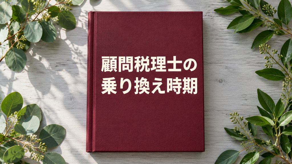 顧問税理士の乗り換え時期と流れ・記帳代行相場【税理士無料相談】