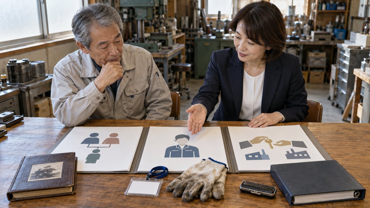 事業承継の、3つの類型