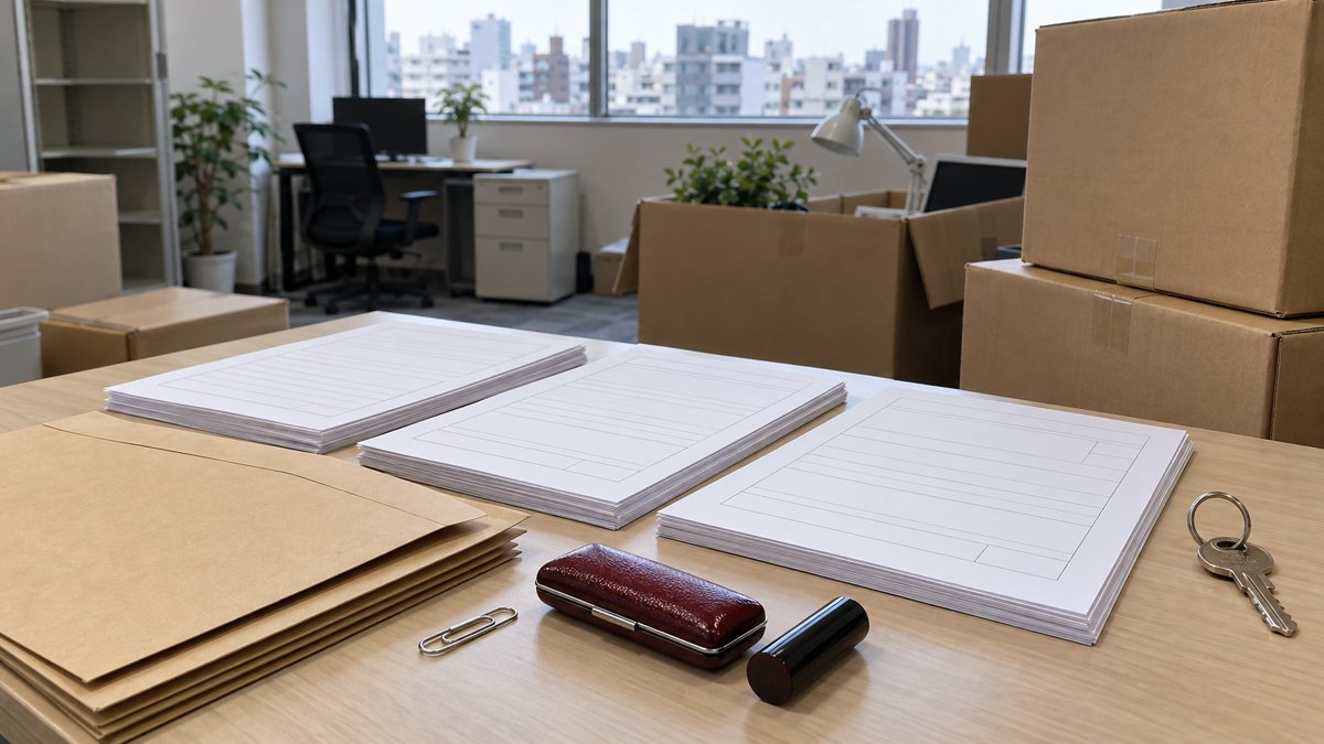 合同会社の移転に伴う税務手続きの概要
