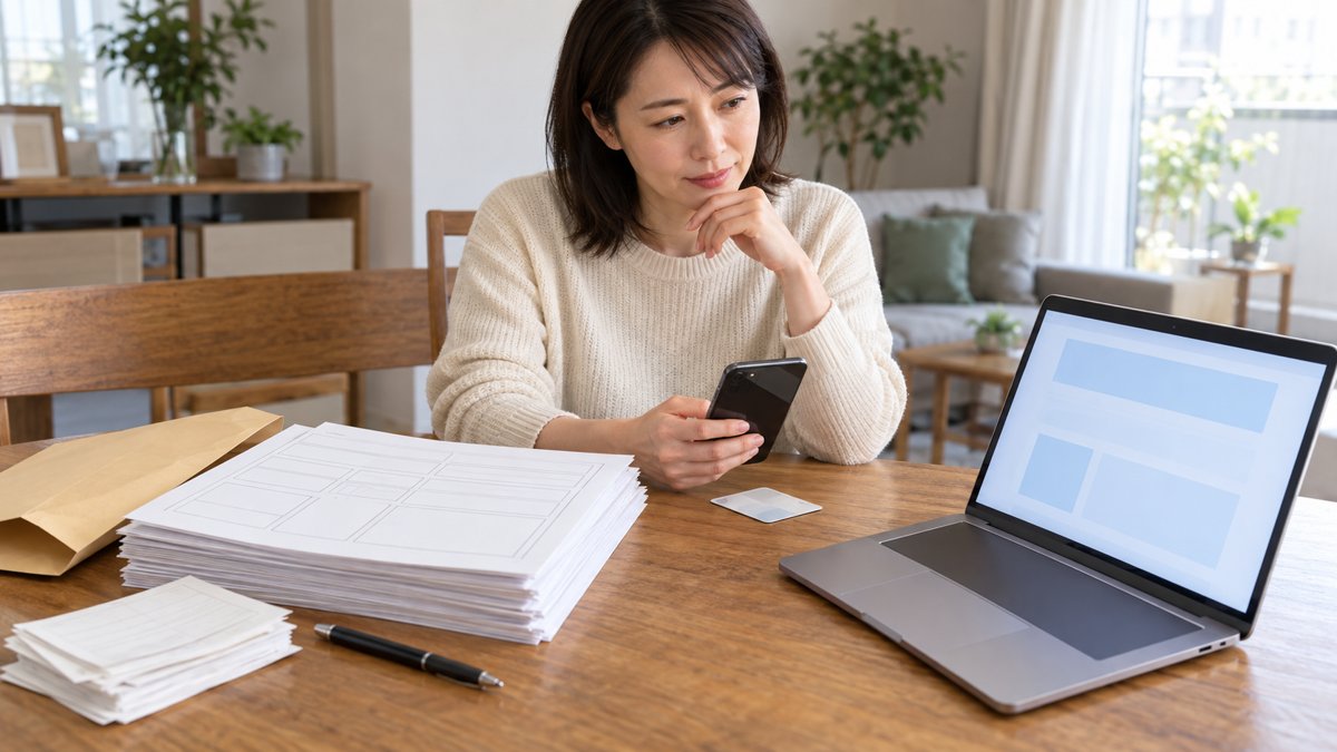書面での提出と、e-Taxの比較