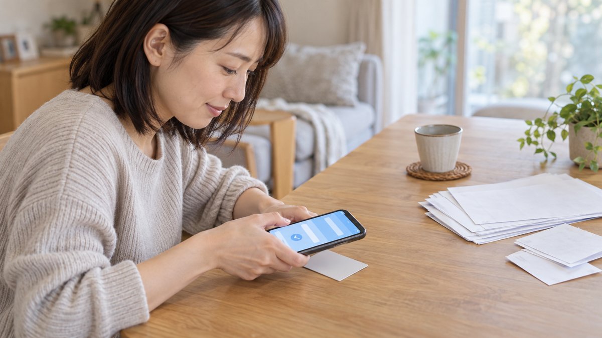 スマートフォンで、申告する場合