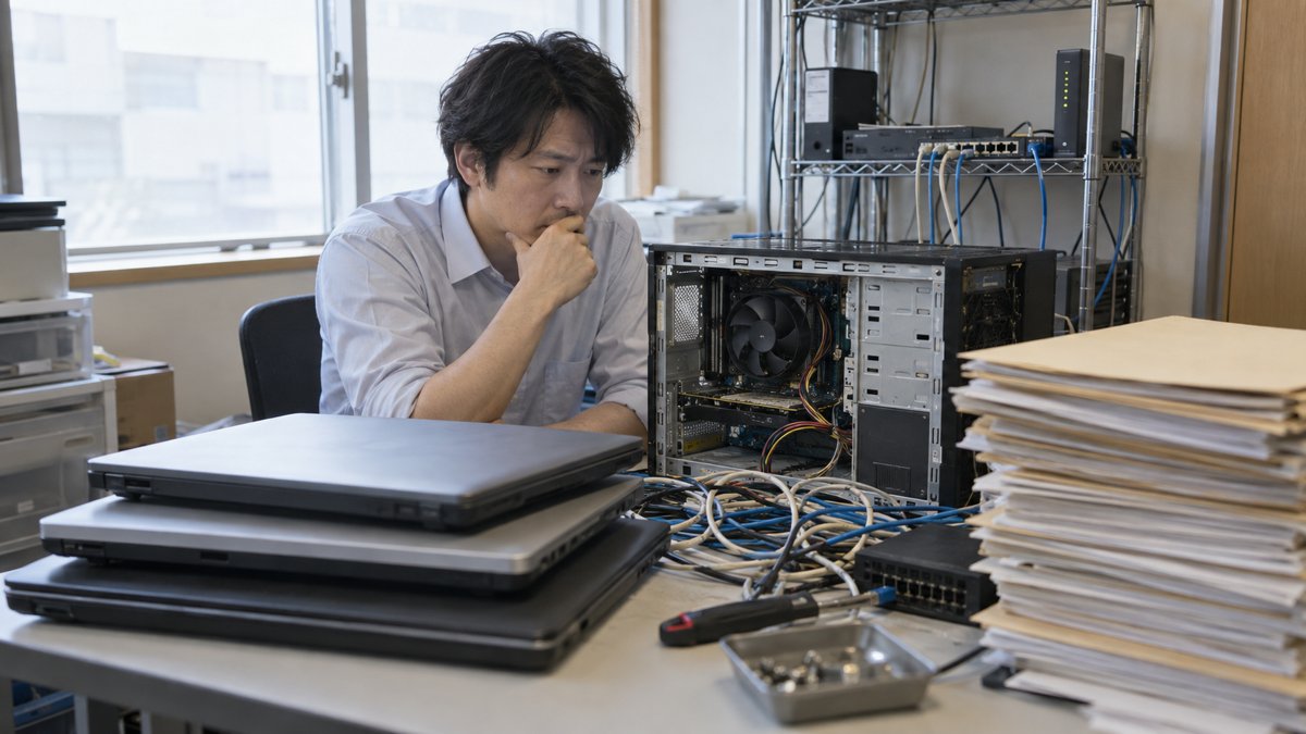 中小企業の情報システム部門が抱える課題