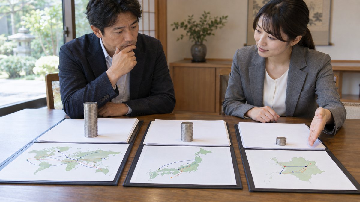 登録区分ごとの財産的基礎と業務範囲の比較