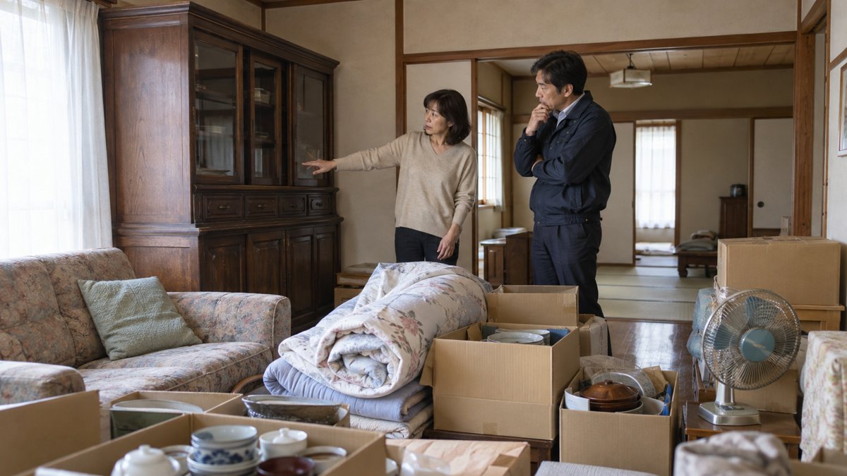 不動産売却の現場でよく直面する残置物の問題