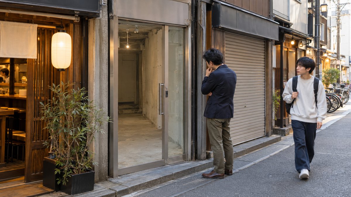大学生の多い繁華街での出店とテナント確保の難しさ